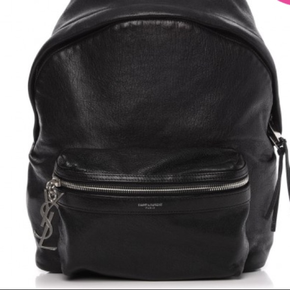 Saint Laurent Lambskin Mini City Backpack